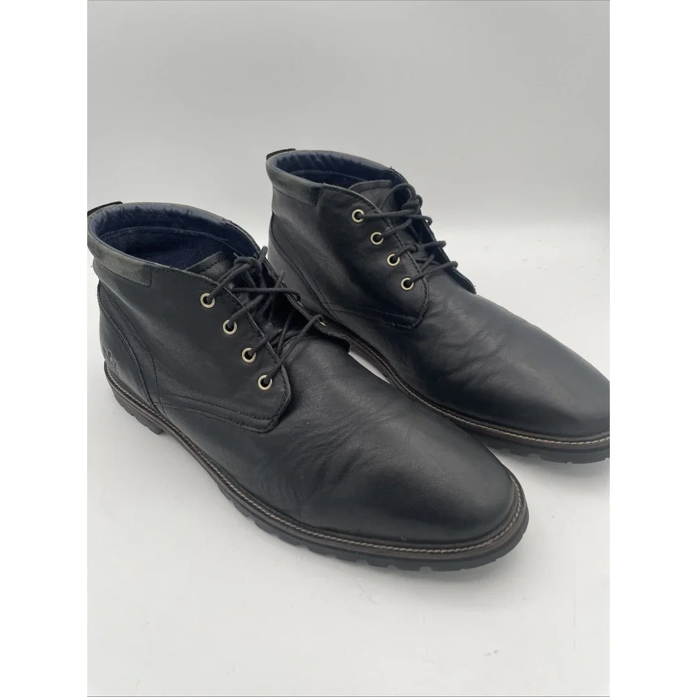 Cole Haan Grand 360‎ Mens Shoes Size 12 M Black Leather Chuka Ankle Boots